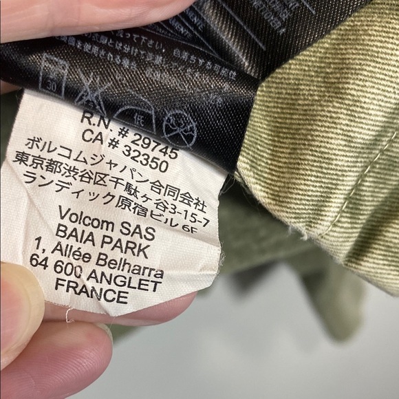 Volcom Olive Green Jean Jacket - Picture 11 of 13